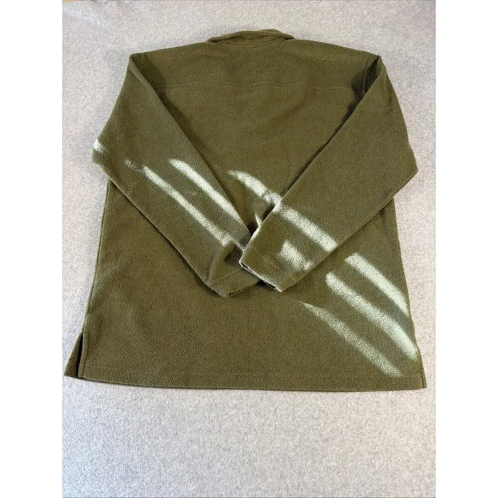 Tommy Bahama Men's M Olive Green Long Sleeve Sweater with 1/4 Zip and Pullover